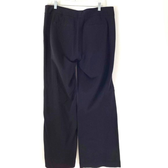 Dockers Woman's Sz 10 Sarina Trousers Black Wide - Picture 3 of 9